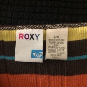 Roxy Tops - Multi colored striped tank. Roxy Tops - Multi colored striped tank.